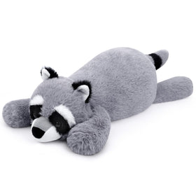 Slojkardon 17inch weighted raccoon plush ready for cozy bedtime cuddles