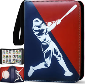 Slonser baseball binder with 900 pockets keeps cards neatly organized for display.