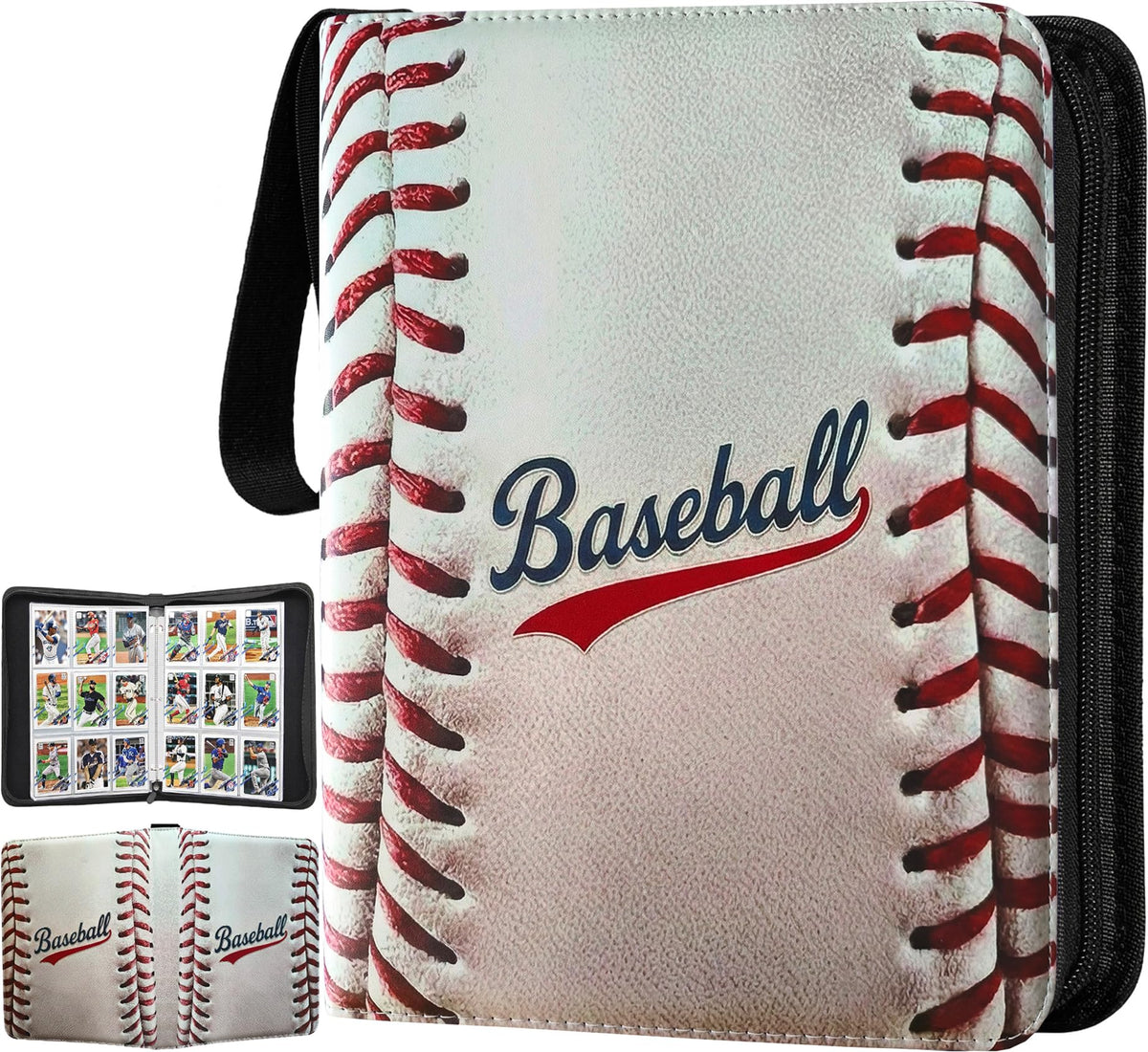 Slonser baseball card binder with 900 pockets for organized, easy access