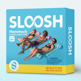 Sloosh durable oxford-cloth construction supports one adult.
