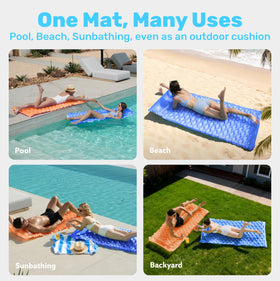 Sloosh adult floating lounge, ideal for beach or poolside lounging.