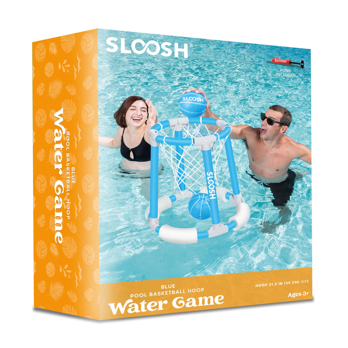 Sloosh all-ages water toy blue – invites everyone to splash.