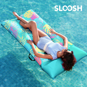 Sloosh usage by pool, beach, or lake for versatile relaxation