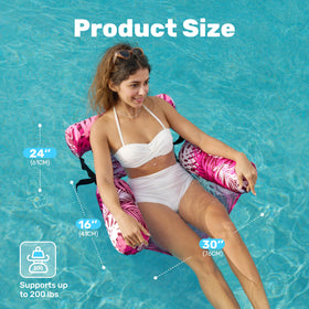 SLOOSH beach setup ready for easy inflate and casual poolside fun.
