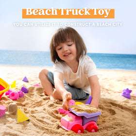 Sloosh sand molds with random colors for colorful castle building