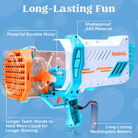 Sloosh bubble machine guns ideal for outdoor events and video moments.