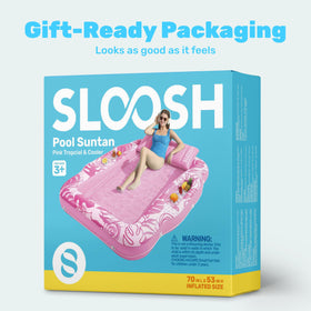 SLOOSH built-in cooler stations keep drinks within reach while you relax