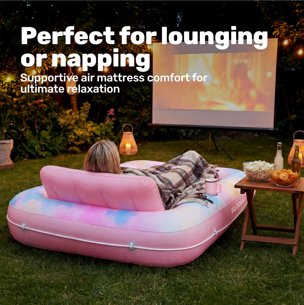 Sloosh compact portable design for easy transport to beach or lake