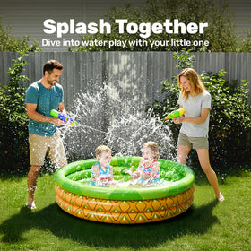 Sloosh Cupcake pool features a colorful design for imaginative play.
