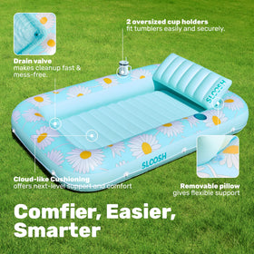Sloosh drink holders keep beverages within reach beside you.