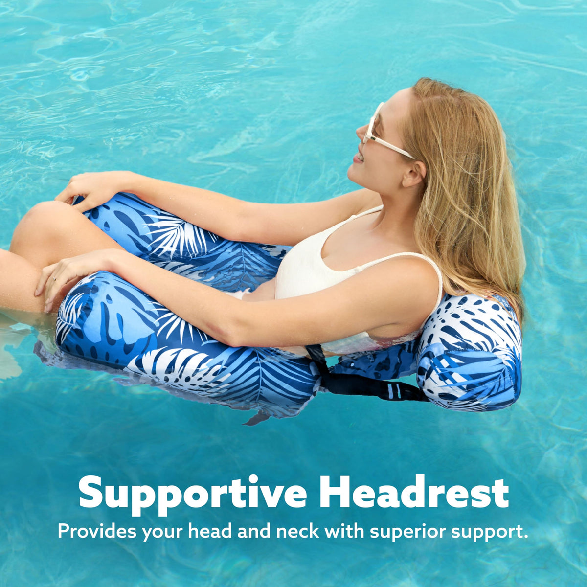 Sloosh durable construction pool float chair built for lasting summer use