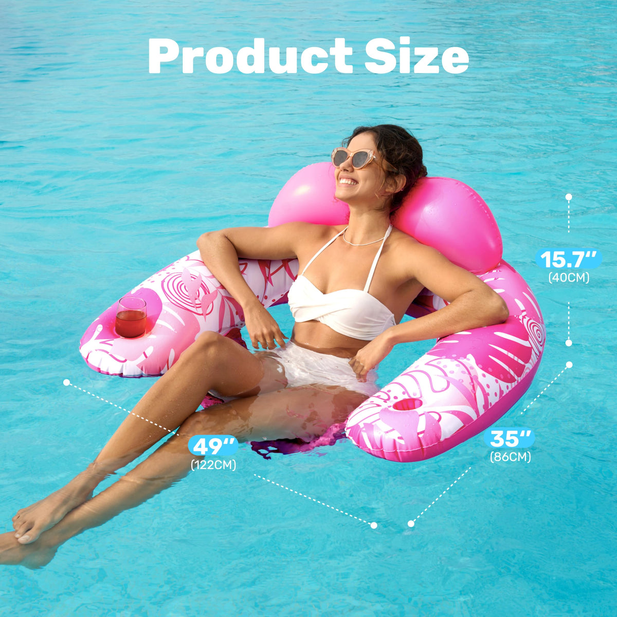 Sloosh durable materials withstand regular use during pool days.