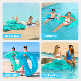 SLOOSH durable one-piece seat design prevents splitting during use
