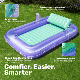 Sloosh durable UV-resistant PVC material highlights long-lasting float