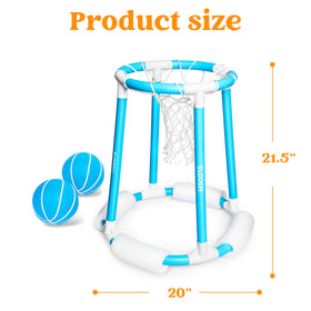 Sloosh easy-assembly pool toy blue – set up in minutes.