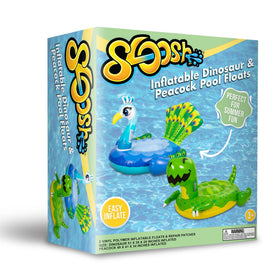 Sloosh floats inflate quickly and store flat for trips