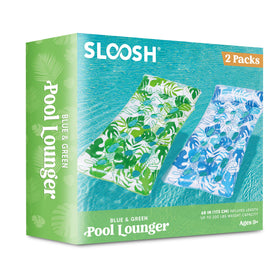Sloosh quick-inflate and pack away for easy setup.