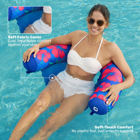 Sloosh easy-to-inflate pool float chair for quick setup.