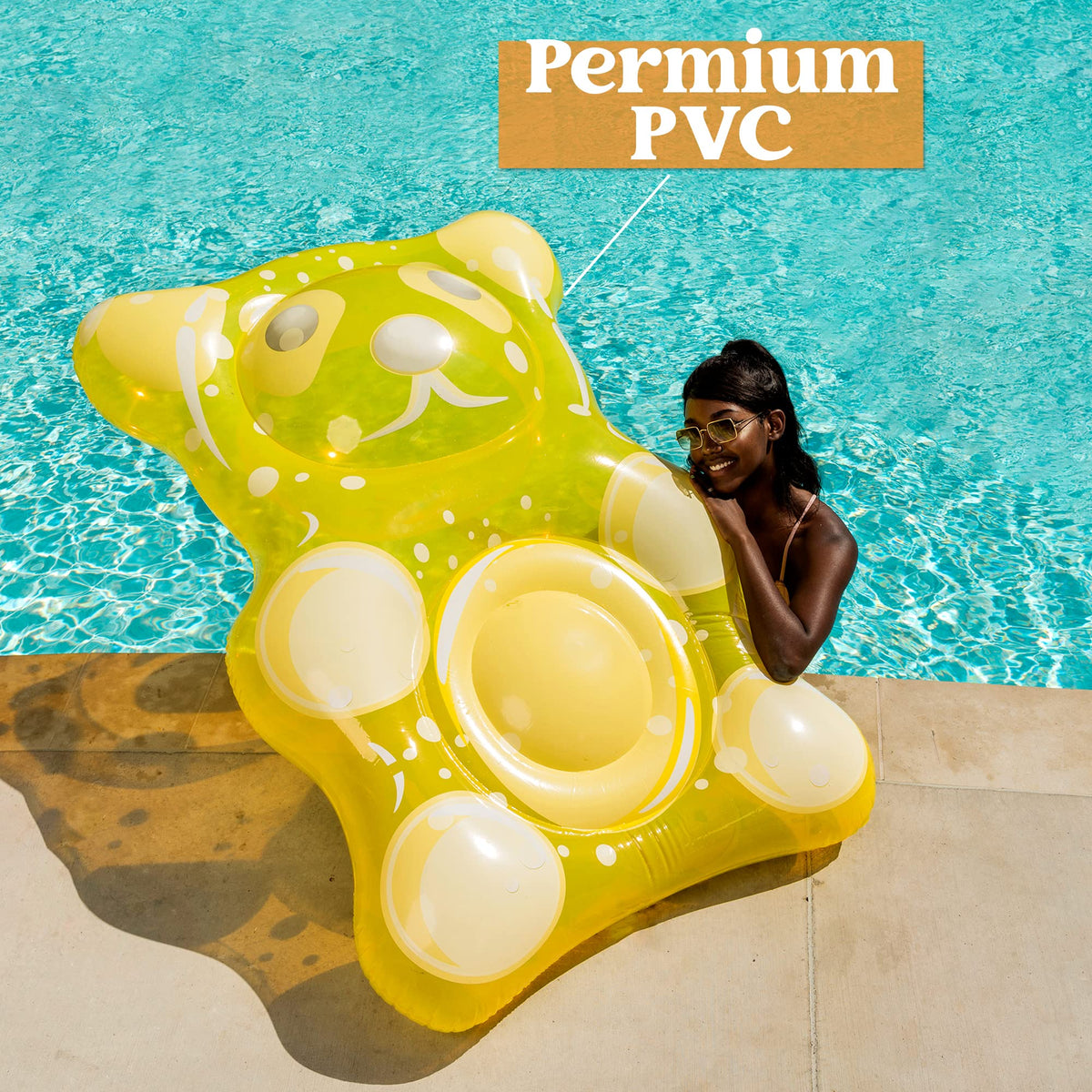 Sloosh family-friendly float ideal for pool or beach gatherings.