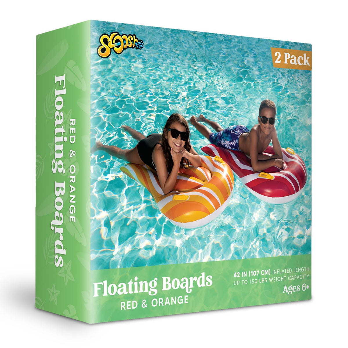 Sloosh two-board set perfect for family pool parties.