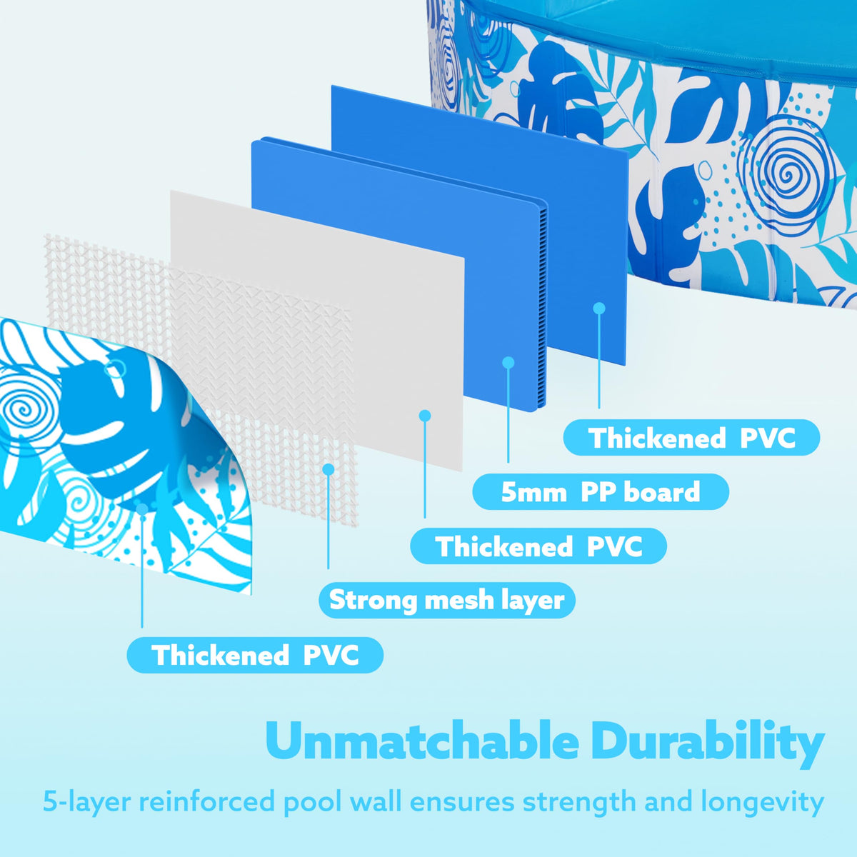 Sloosh Foldable Pool water-filled for refreshing pet cooling on hot days