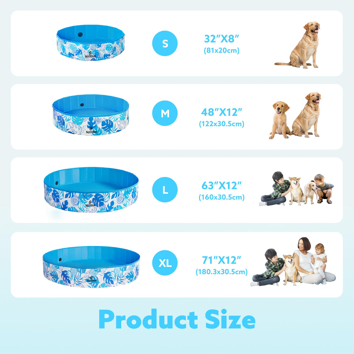 Sloosh Foldable Pool ready for camping and outdoor adventures