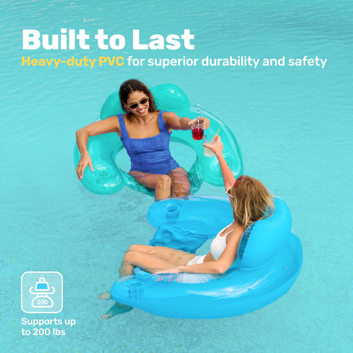 SLOOSH foldable pool float packs compact for easy travel to the beach