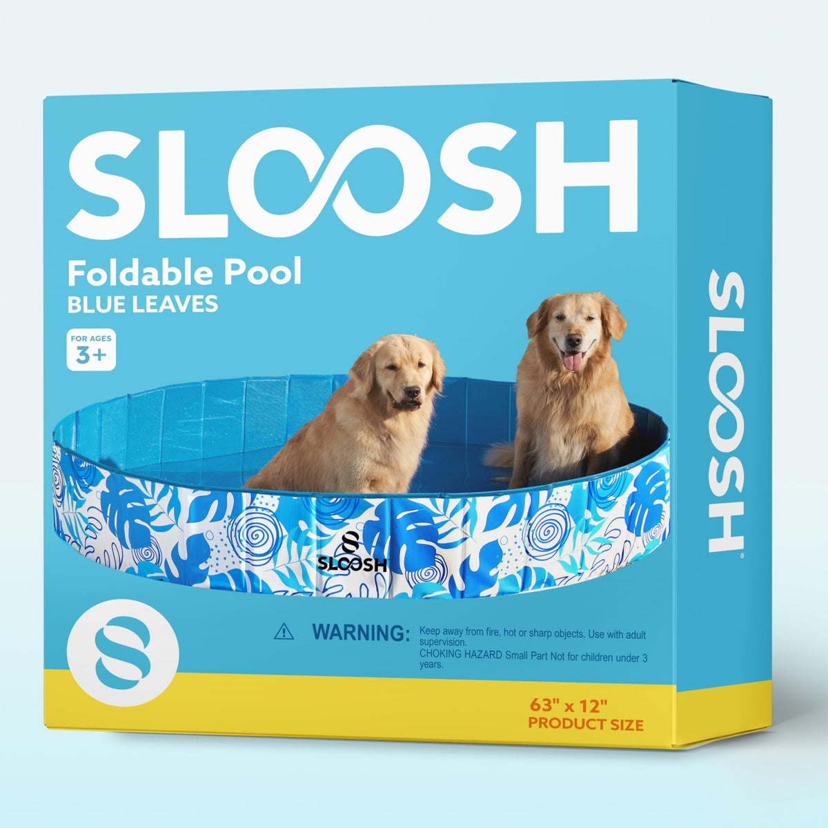 Sloosh Foldable Pool suitable for indoor or outdoor use by families