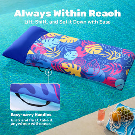 Sloosh integrated handles allow easy transport to water edges.
