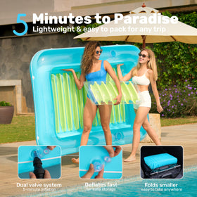 Sloosh integrated pad eyes enable secure tying for stability
