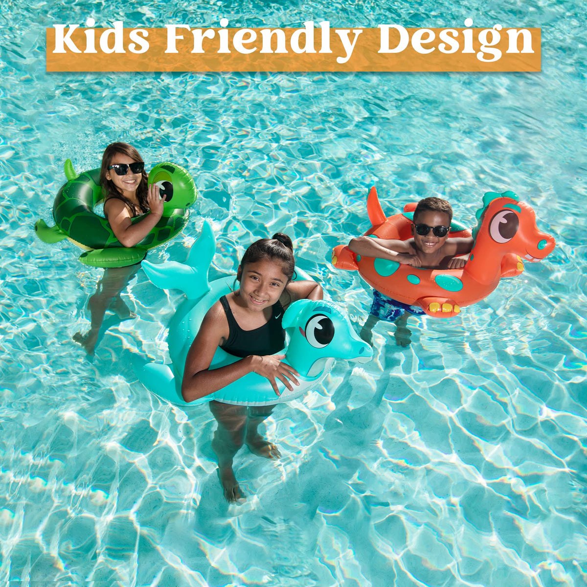 Sloosh kid-use pool tube 32inch for joyful water play.