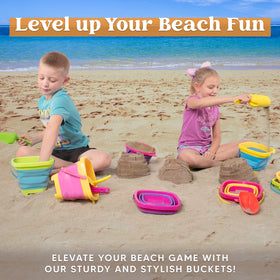 Sloosh kids beach play set organized for sand and water fun