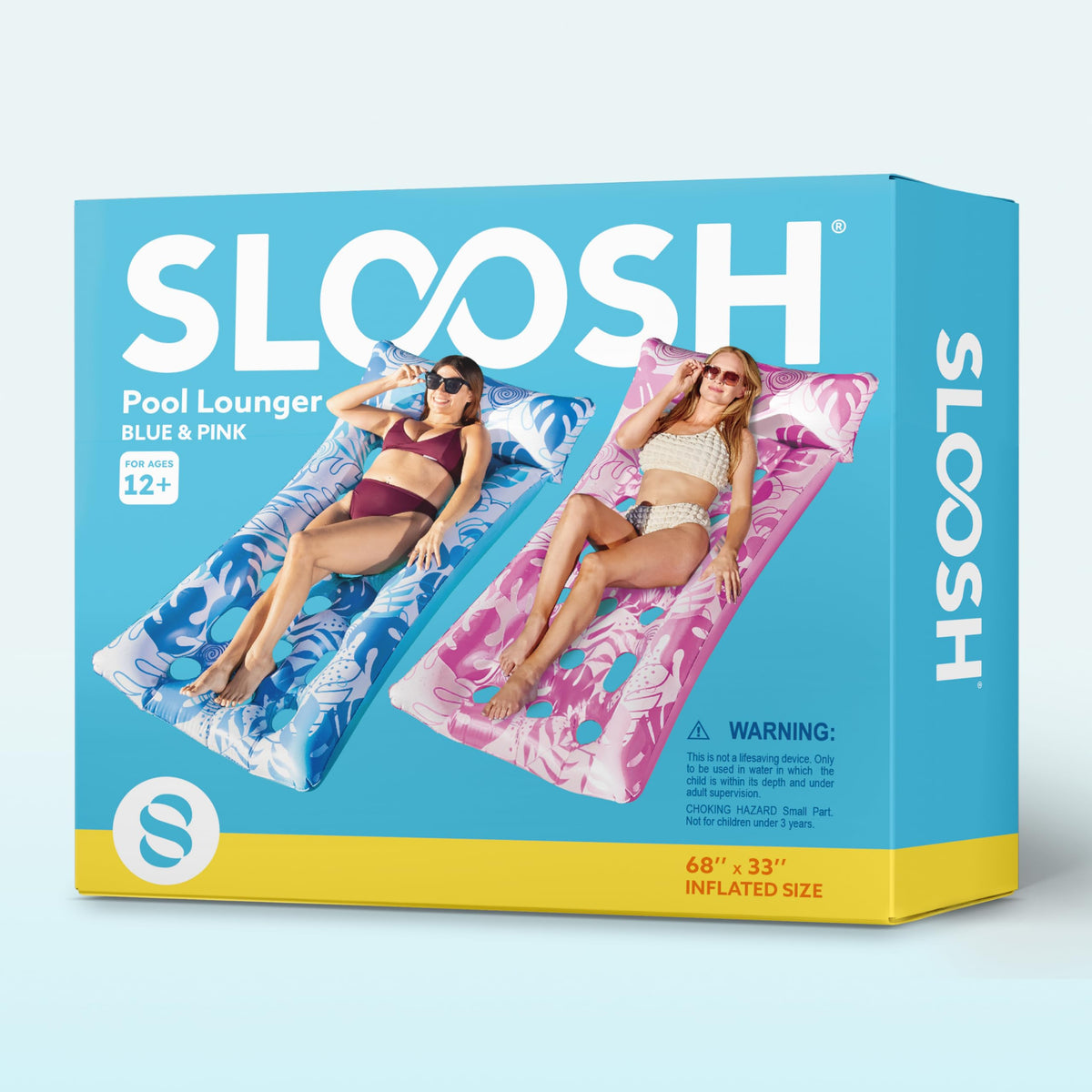 Sloosh XL floats for lake, pool, and beach days.