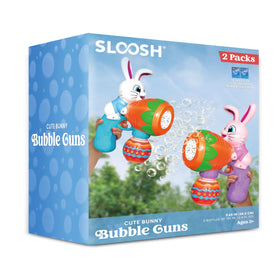 Sloosh outdoor Easter play with bubble blaster