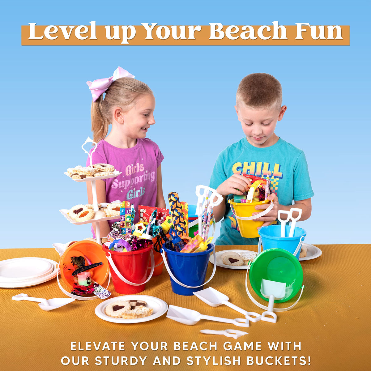 Sloosh outdoor party favors set adds fun to gatherings