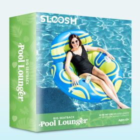 Sloosh party prop and photo accessory for poolside moments.