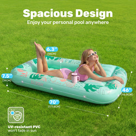 Sloosh pillow removable for customizable comfort and neck support while lounging.