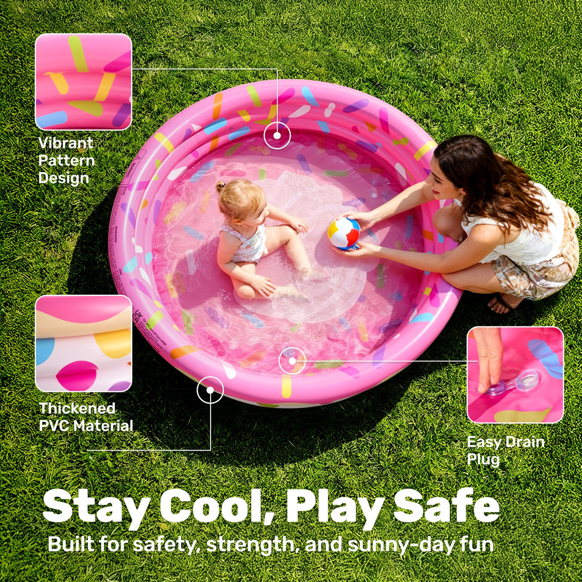 Sloosh Pineapple pool adds sunny fun to outdoor splashes.