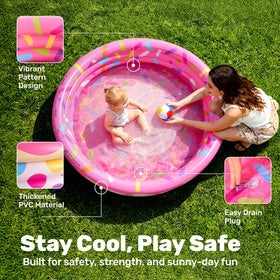 Sloosh Pineapple pool adds sunny fun to outdoor splashes.