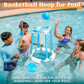 Sloosh pool basketball ball blue – ideal for casual pool games.