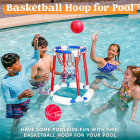 Sloosh pool basketballs ideal for pool play and family fun.