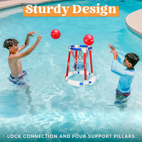 Sloosh pool hoop easy setup for effortless backyard fun.