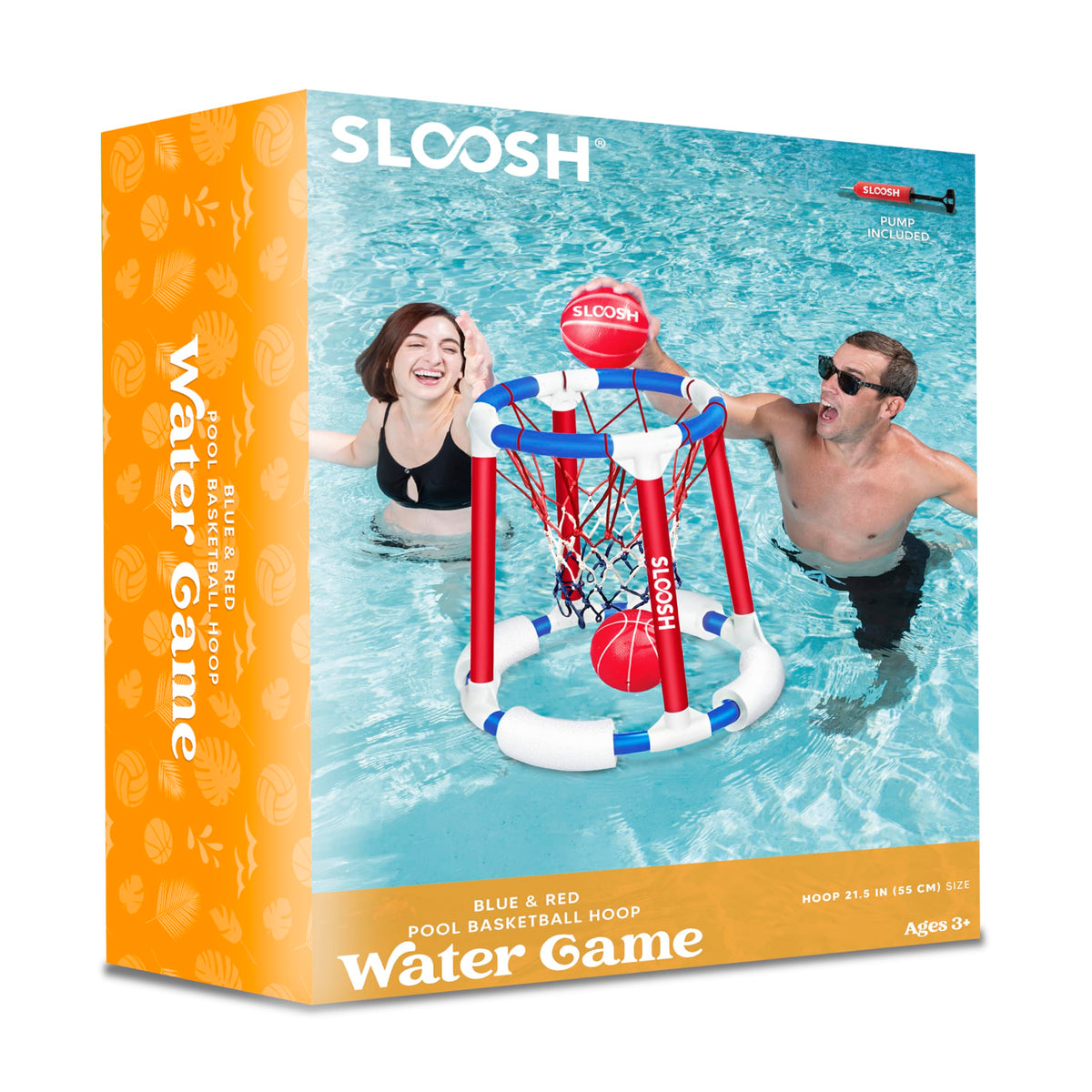Sloosh pool basketball game for all ages and occasions.
