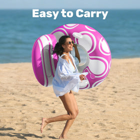 Sloosh pool floats chair handles simplify repositioning in water
