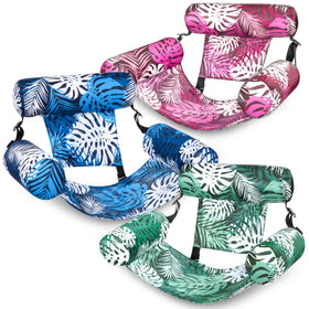 SLOOSH pool floats chairs for adults—three-pack lounging solution for sunny pool days.