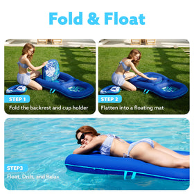 Spacious 58 by 33.5 inches provides ample lounging area.