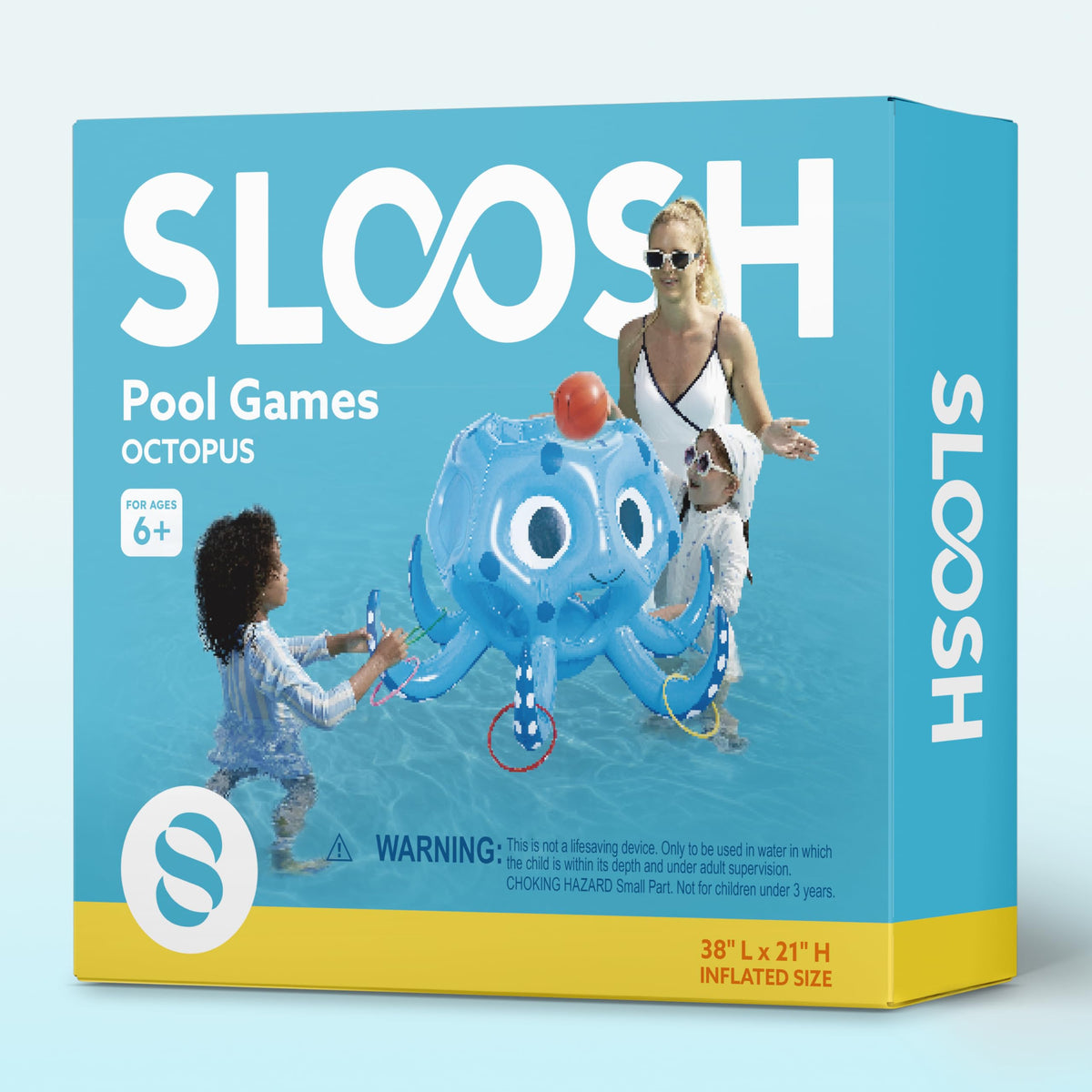 Sloosh family game day keeps kids active