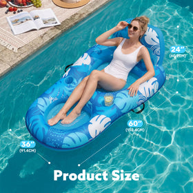 Sloosh float ideal for lake or pool days and recreation.