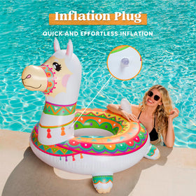 SLOOSH premium thick vinyl provides durable, long-lasting pool float enjoyment