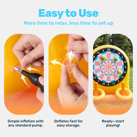 Sloosh durable PVC material resists punctures tears and fading